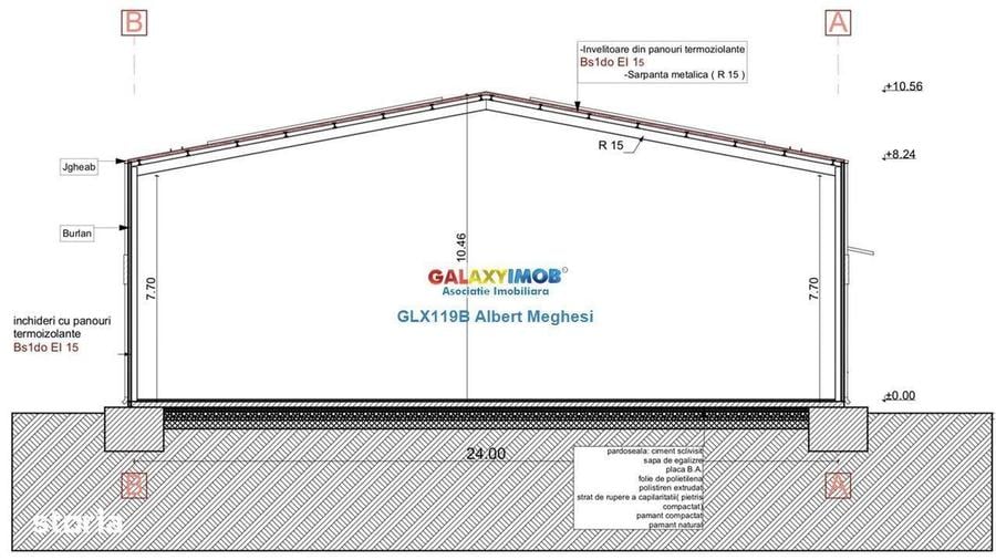 Vanzare Hala 2431 mp deschidere DN3 centura A0 - 1