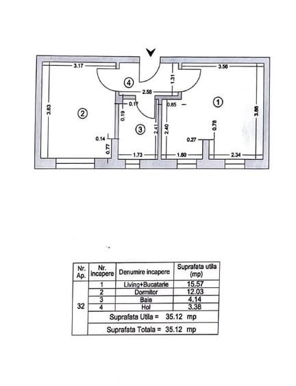 Apartament tip studio | Popesti | Mobilat si utilat | Centrala - 9