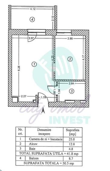 Greenfield | Apartament nou | Balcon 9 mp | Vedere panoramică | Parcare - 3