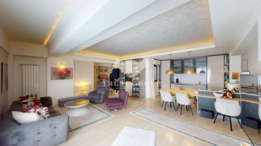 Apartament cu 4 camere decomandat, mobilat în Kiseleff