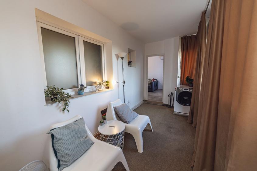 Apartament cu 2 camere semidecomandat, mobilat în Iancului