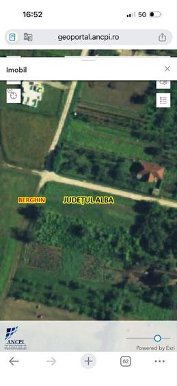 Teren intravilan Straja, com. Berghin, jud. Alba 1200mp - 1