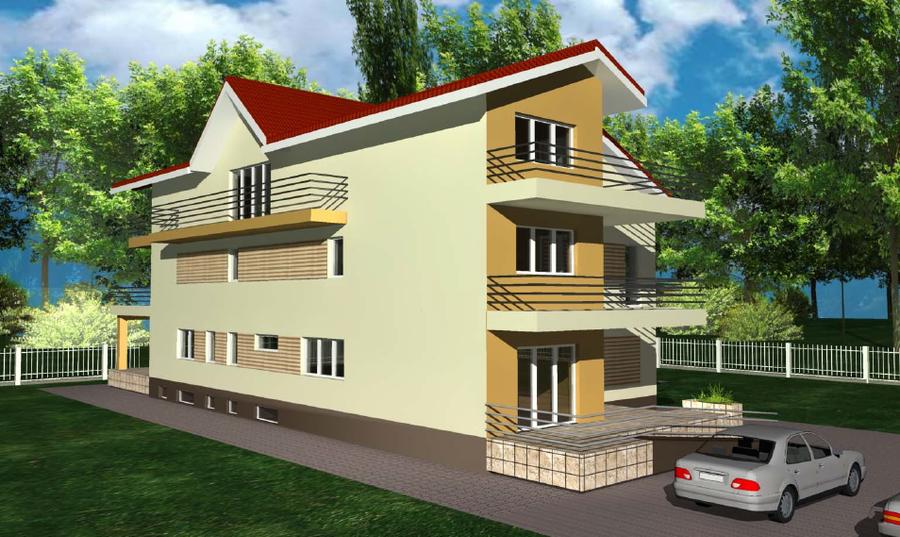 Vila Individuala S+P+1+M cu Teren 1000mp langa Padure - Balotesti - 6