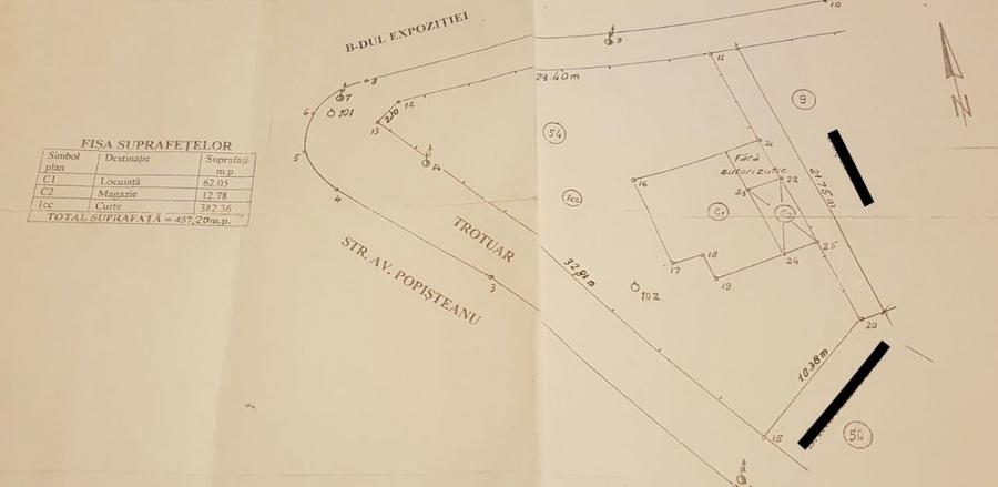Teren pe colt 23,40m Bulevardul Expozitiei si 32,81 Aviator Popisteanu - 1