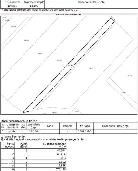 arabil zona Poiana Craitei, pe deal, panorama spre Lempes, 3 cai acces - 1