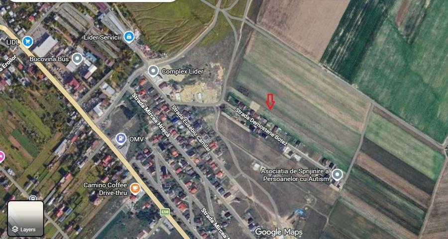 Teren intravilan Suceava zona LIDL - OMV Burdujeni 5000mp, parcelabil - 2