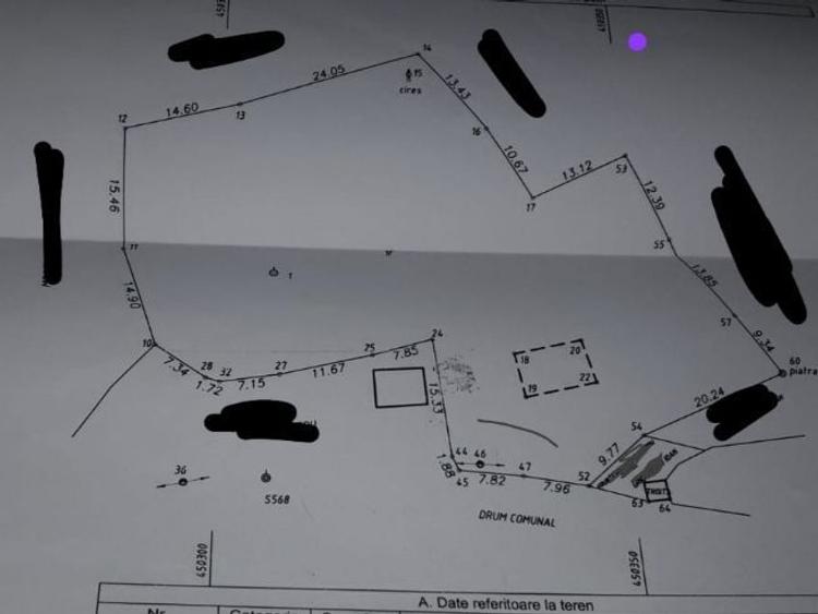 Suprafață de 2850 m cu apă și stâlp de lumina pentru branșare pe același teren !  - 1
