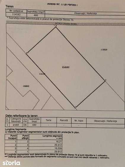 Teren 595 mp Otopeni deschidere 29 m ideal casa/duplex-Traian Vuia - 2