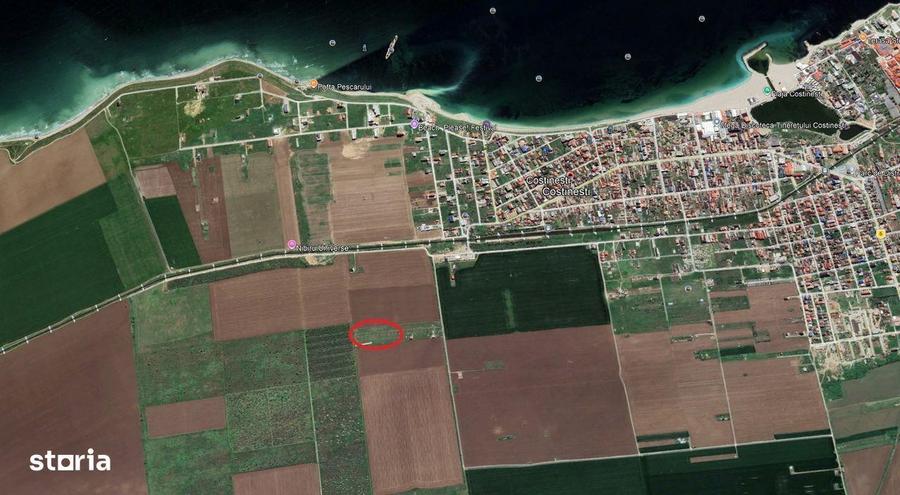 Teren de vanzare in Costinesti lot de casa cu PUZ - 1