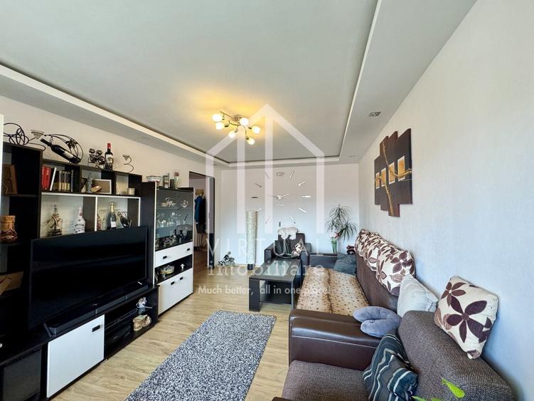 Apartament cu 3 camere, decomandat, 55mp utili+2 balcoane, Cisnadie - 3