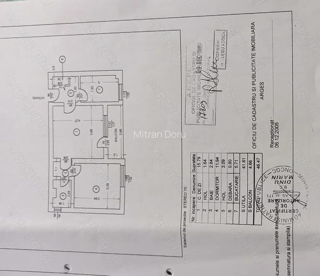 Vand apartament 2 camere Pitesti Calea Bascovului
