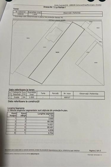 Teren de 10000 mp, în Exterior Vest