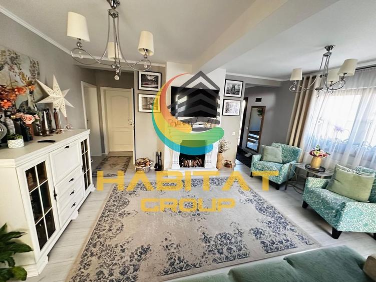 Vila 5 camere, complet mobilată utilată 130 mp utili, teren 250 mp, parter etaj - 1