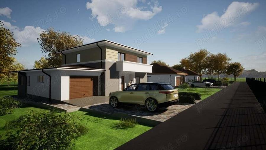 Oras Baia Sprie (zona spre Unguras) casa noua pe parter, semifinisata, s.u. = 200 mp, teren 860 mp - 3