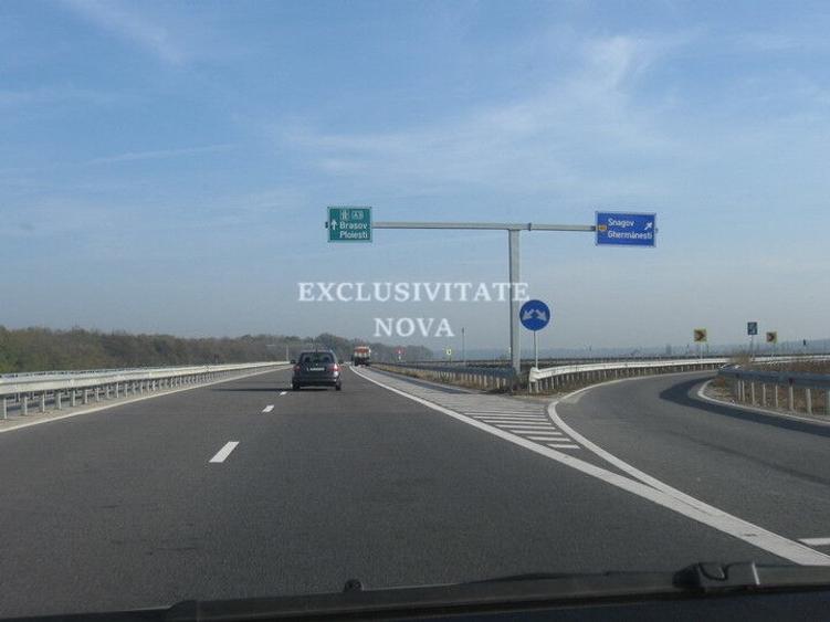 Teren 9Ha -> 16Ha Ha Intravilan , Exit A3 Snagov Ghermanesti Bucuresti-Ploiesti - 17