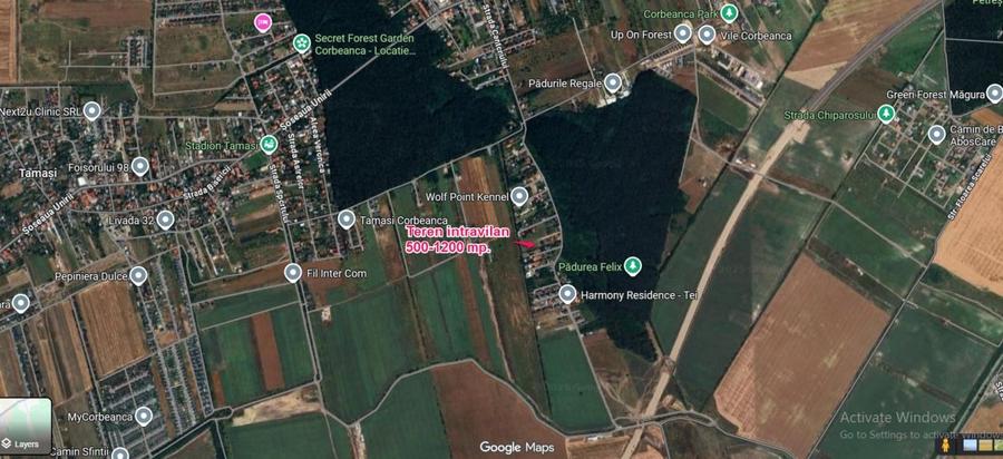 De vanzare teren intravilan intre 500-1200 mp langa padure - 2