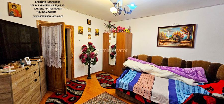 Casa individuala,cu 2 beciuri, anexe si 920 mp teren,la 10 minute de P.Neamt