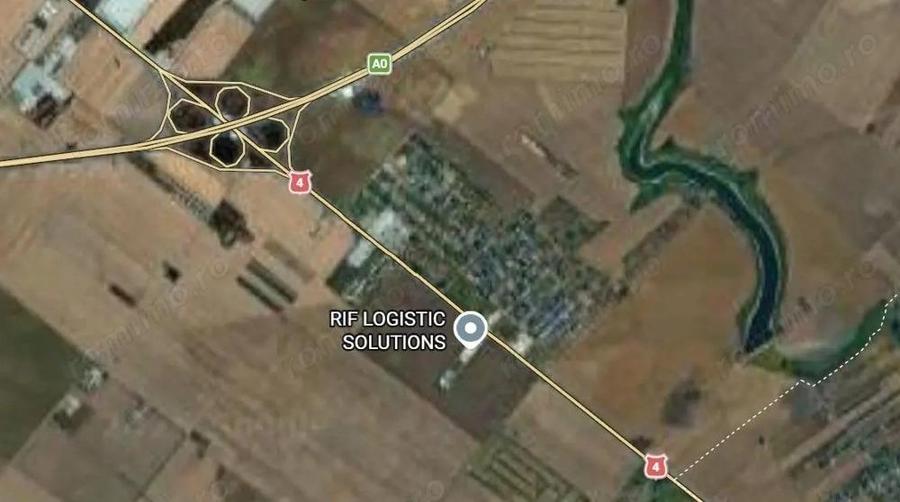 Teren intravilan 6ha cu deschidere 82ml la DN4, apropiere A0 - 2