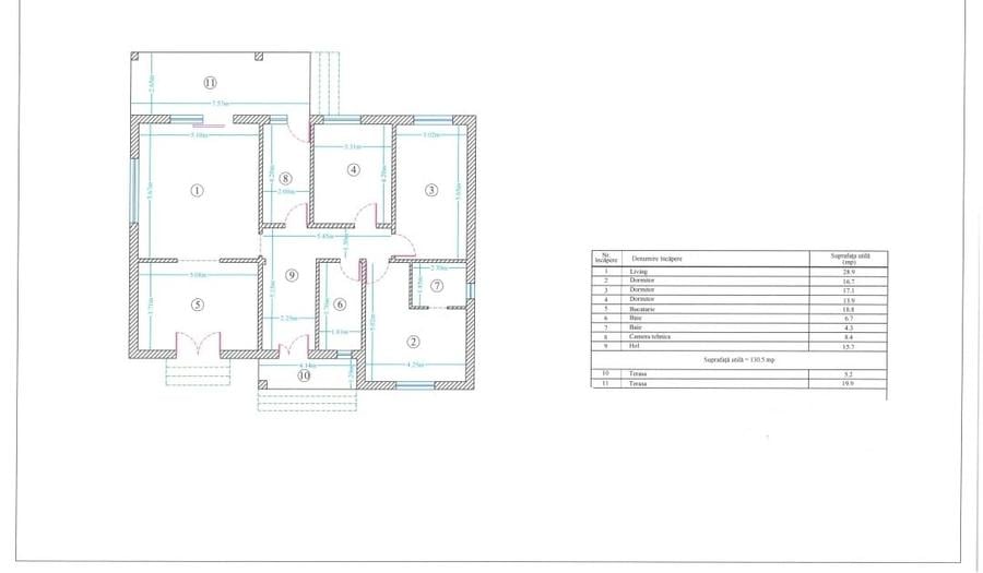 Fundulea, 25 min. de Bucuresti, casa parter la gri 155 mp, teren 1.007 mp - 4
