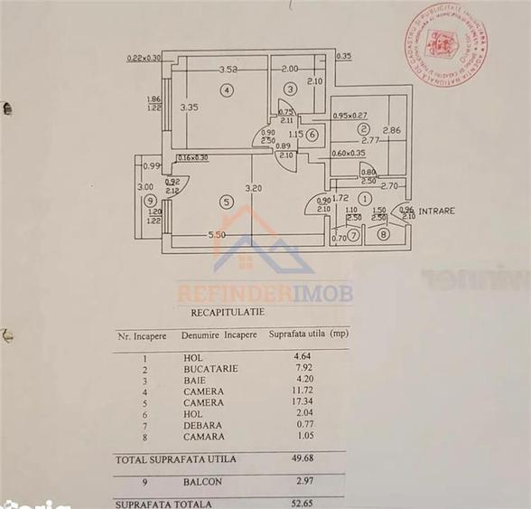 Apartament de vanzare cu 2 camere, zona Dristor - Ramnicu Sarat - 1