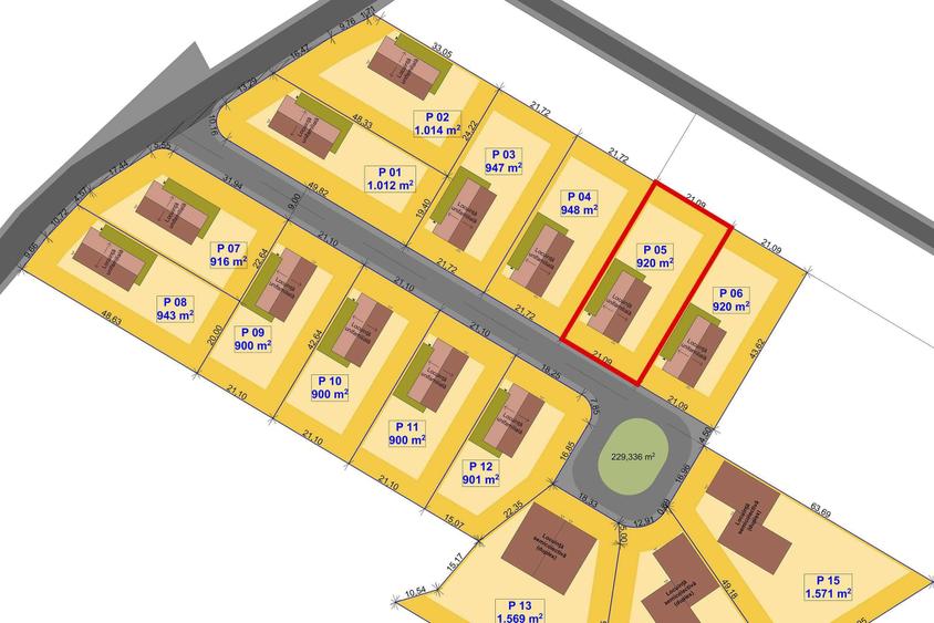 Teren intravilan Salicea 1035 mp - 3