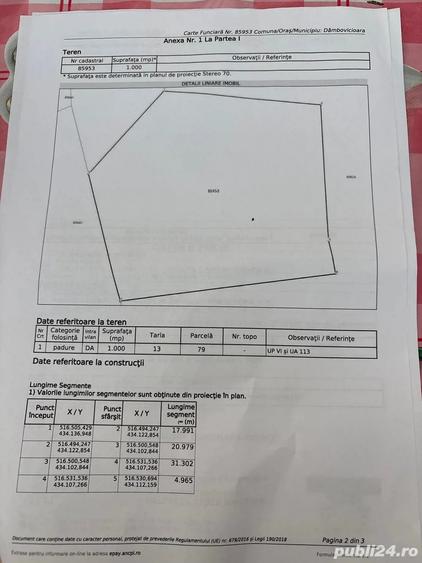 Teren de 10082 mp, în Podu Dâmboviței