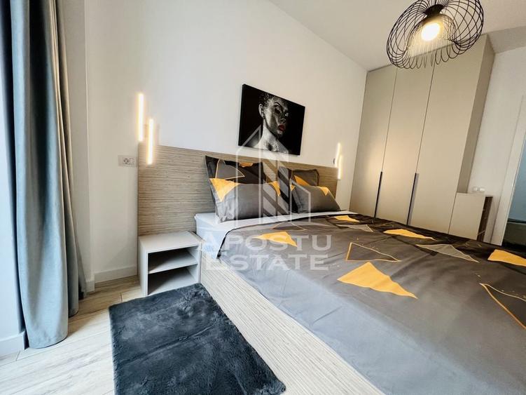Apartament cu 2 camere semidecomandat, mobilat în Torontalului