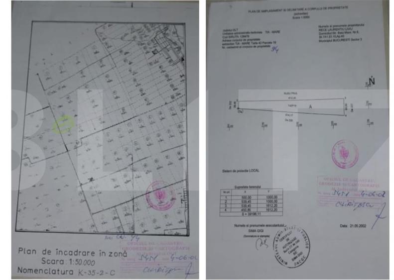 Teren Construcții extravilan de 30920 mp, în Sud-Est