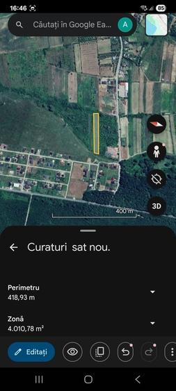 Spațiu comercial, în Curături