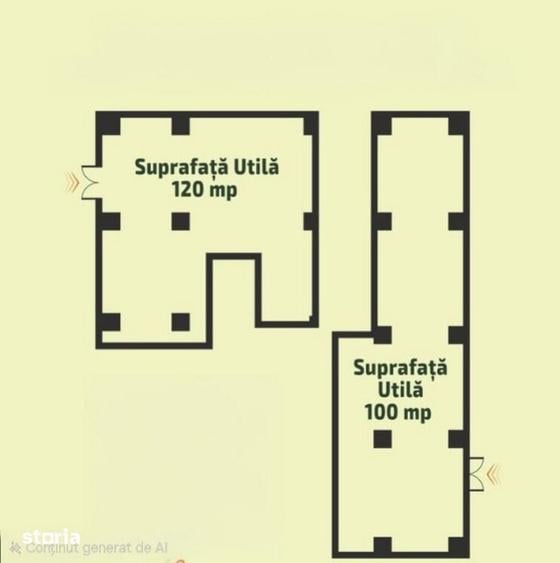 Spațiu comercial, de 100 mp, în Tătărași