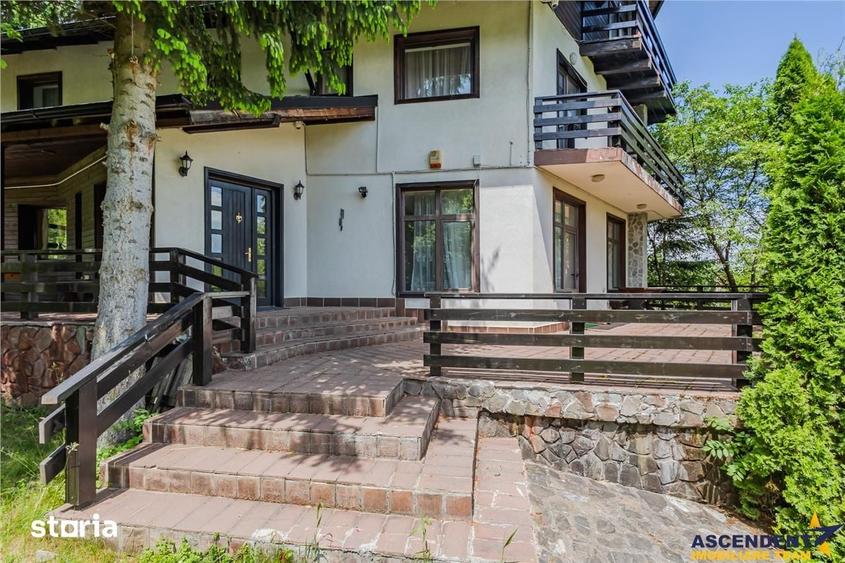 Vila 7 camere,250 mp,semineu,terase,800 mp teren,rezidential turistic, - 16