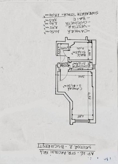 Vand urgent garsoniera  ultracentral  Piata Rosetti - Bd. Carol - 7