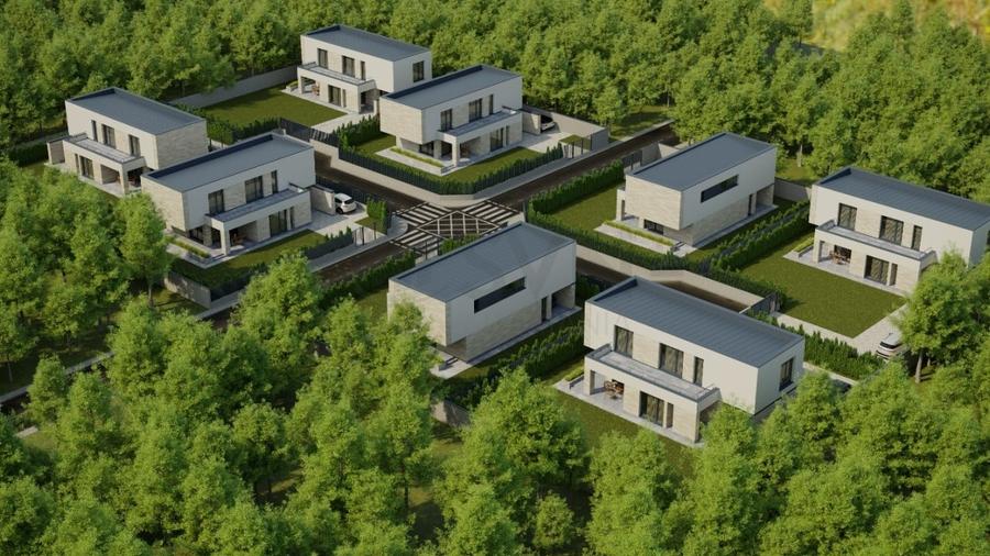 REV2003468 Vile individuale moderne 5 camere teren generos complex Saftica - 8