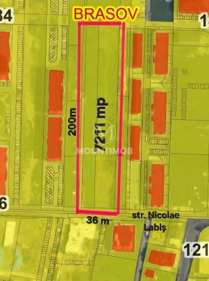 Teren intravilan, suprafata 7211 mp, zona Tractorul, str. N. Labis - 1