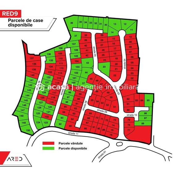 Terenuri pentru construcție disponibile în ARED CITY - 5