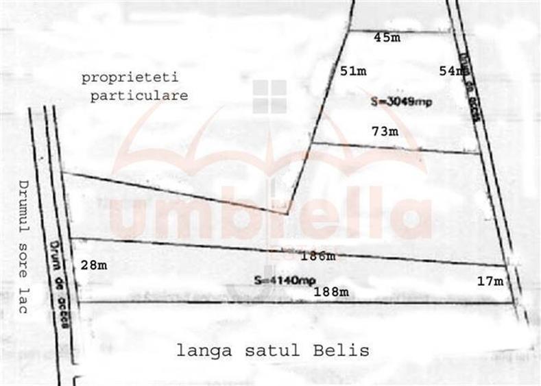 De vanzare in Belis 3.049mp - 2