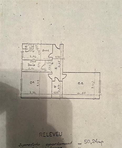 2 Camere Decomandat - Bloc 1985 - Oancea - Spitalul Sf Maria - 4