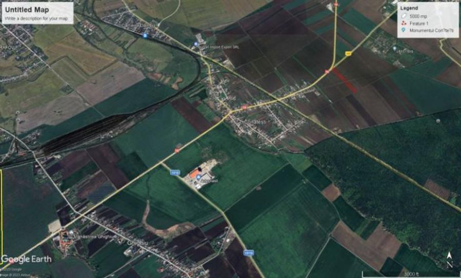 5,000mp  De-a lungul Drumului Inelar Sud-Vest Ploiești, Drumul DN1A si 157 - 8