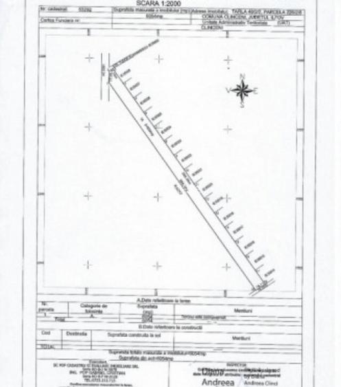 De vanzare, Teren intravilan, 2 fronturi, 6054mp, Clinceni