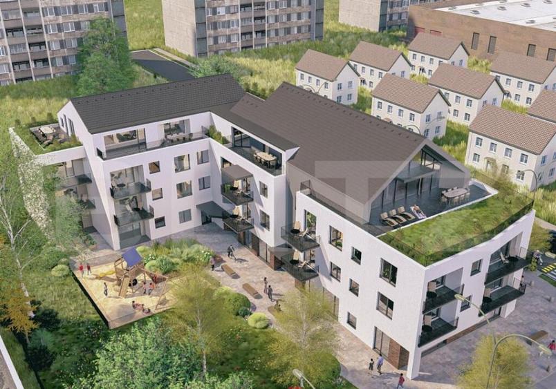 Apartament de vanzare, cu 2 camere, 56,47 mp, zona Tractorul - 1