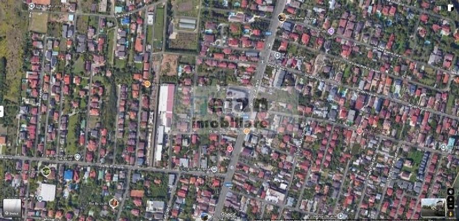 Pipera - Central, Teren 460 Mp, D-22 Ml, Gaz, Canalizare, Curent, Apa - 1