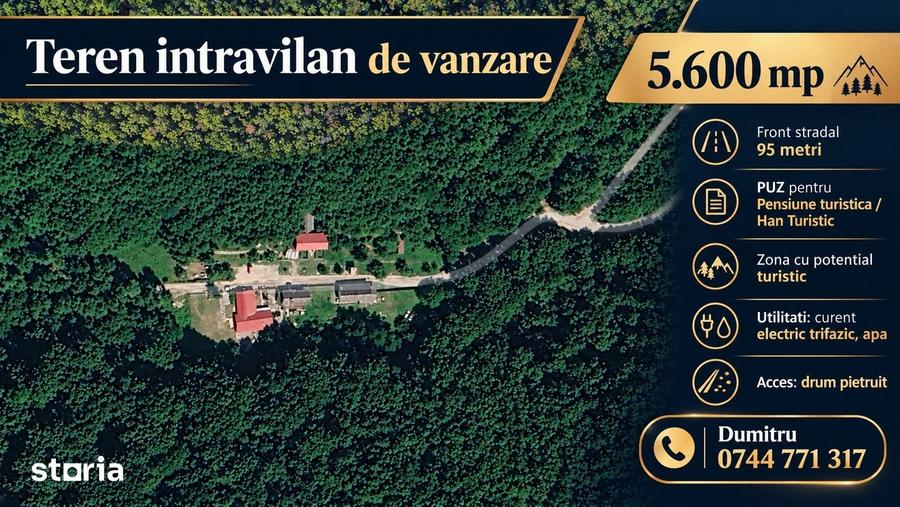 Teren de 5600 mp, în Central