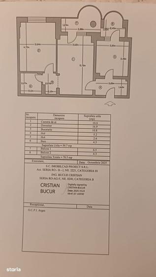 Apartament 2 camere Fratii Golesti 70MP - 5