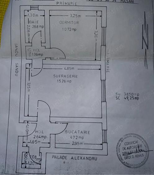 Apartament 2 camere Sud, Aleea 1 Iunie Etaj 3 - 2