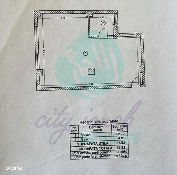 STUDIO OPEN SPACE de 58 mp la 2 pasi de Pache Protopopescu - 16