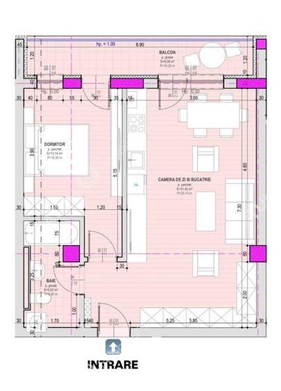 Apartament cu 2 camere finisat la cheie etaj 2 zona Brana din Selimbar - 5
