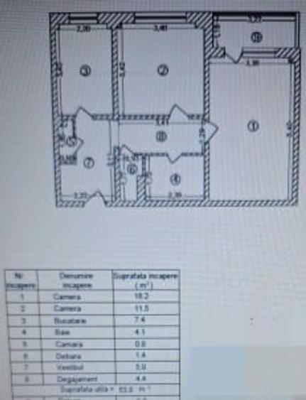 Baba Novac-strada Nicolae Lucaret-apartament 2 camere - 9