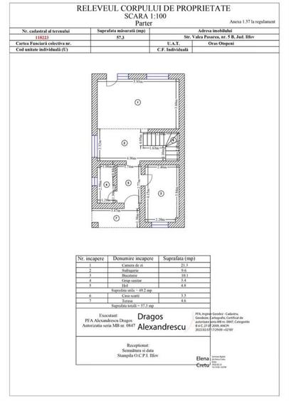 Casă cu 4 camere cu Teren 266 Mp în Central