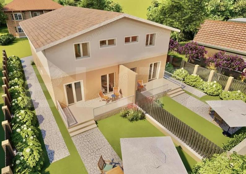 Casa tip duplex, 4 dormitoare,2 bai, teren 300 mp, Giroc - 5