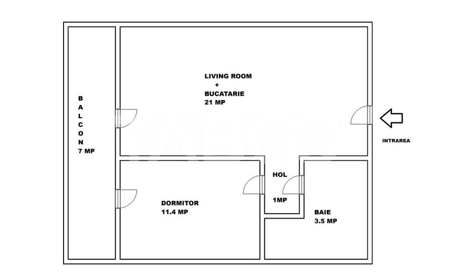 Apartament prima inchiriere 2 camere si balcon lift parcare Magnolia - 4